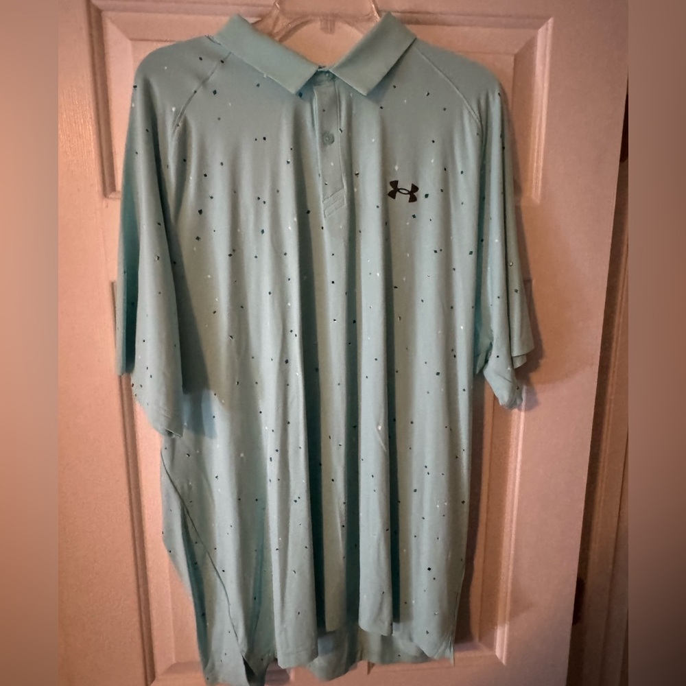 Under Armour Men's Aqua Polo Shirt